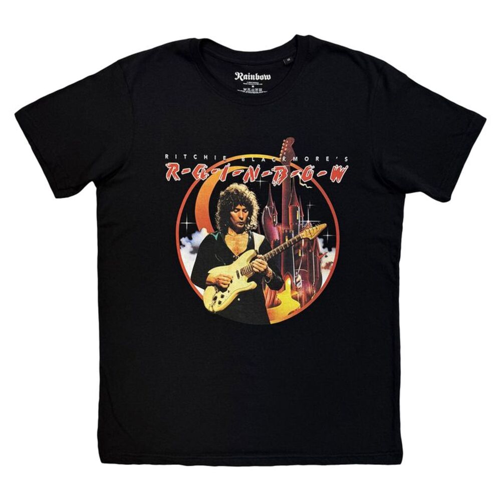 Rainbow Unisex Adult Richie Blackmore T-Shirt / Black